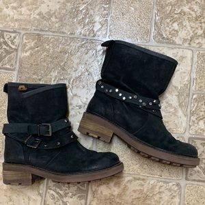 Anthropologie Cubana moto boots